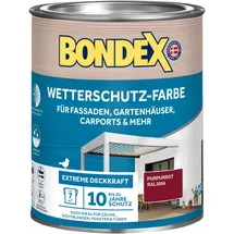 Bondex Wetterschutzfarbe RAL 3004 Purpurrot