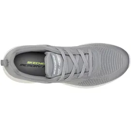 SKECHERS Herren Sneaker, Grauer Netzbesatz, 43 EU - 43 EU