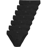 S.Oliver Herren Slips, 7er Pack – Slipdose, Baumwolle, einfarbig schwarz 2XL