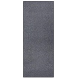 Bt Carpet Bouclé Läufer – Küchenläufer rutschfest Teppichläufer Flachgewebe Kurzflor Teppich Küchenteppich für Flur, Küche, Wohnzimmer, Badezimmer, Bad – Anthrazit, 67x200cm