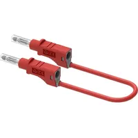 ELECTRO PJP 2211/600V-CD1-25R Messleitung Bananenstecker 25 cm Rot 1