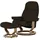 Stressless Relaxsessel mit Hocker Leder 88 x 103 x 78 cm Braun