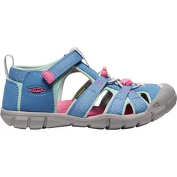 KEEN Kinder Sandalen SEACAMP II CNX Y-CORONET, CORONET BLUE/HOT PINK, 37