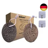 2er Set Bimssteine, Natur Lavastein, Bimsstein Hornhaut Entferner, Natur Pumice