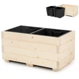 OEM Blumentopf 62 x 33 x 32 cm Naturholz
