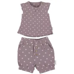 Sterntaler Set Shirt+kurze Hose Muschel lila, Newborn (0 - 6 Monate)