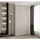 abiks möbel Drehtürenschrank COMO 120 x 245,5 x 50 cm Gold