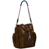 DESIGUAL Neo Grunge Globe Rucksack Braun