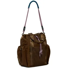 DESIGUAL Neo Grunge Globe Rucksack Braun