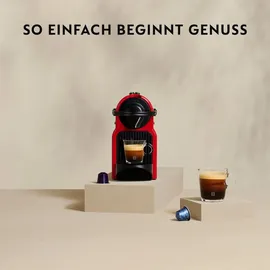 Krups Nespresso Inissia XN 1005F rot inkl. Kapseln