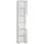 Procontour Betty Hochschrank 35 x 192 x 34 cm Weiß Kunststoff/Metall