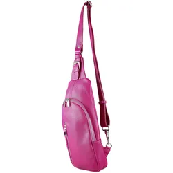 Umhängetasche "Betty", Damen, Gr. B/H/T: 34cm x 16cm x 5cm one size, pink, Polyurethan (PU), COLLEZIONE ALESSANDRO, Taschen, echtes Leder, viele Fächer