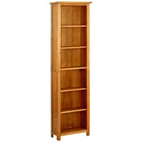 vidaXL Bücherregal 6 Fächer 52 x 22 x 180 cm Eiche