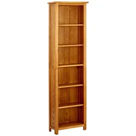 vidaXL Bücherregal 6 Fächer 52 x 22 x 180 cm Eiche