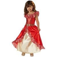 Rubie ́s Kostüm Disney's Elena von Avalor Kinderkostüm, Die karibische Prinzessin aus der Disney Zeichentrickserie rot 104