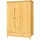 Home Affaire Kleiderschrank HOME AFFAIRE, beige (natur), B:144cm H:190cm T:58cm, Massivholz, Schränke, Kleiderschrank, gefertigt aus massivem Kiefernholz