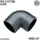 Mega Construx Winkel 90° Pvc-u 40 mm Klebemuffe 16 bar Grau - Mega