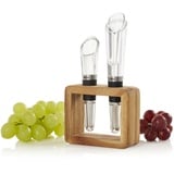 AdHoc Wein-Set Vine 2tlg. Edelstahl Braun