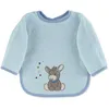 Lätzchen STERNTALER Ärmellätzchen, Emmi, hellblau, Baby, blau (hellblau), Baumwolle, Lätzchen