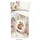 Muller Textil Bettgarnitur Biber Beige 135 x 200 cm + 1 x 80 x 80 cm