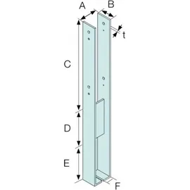 SIMPSON STRONG TIE SST Stützenfuß CMS