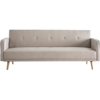 Sofa verstellbar 3 Plätze skandinavisches Design Naturfarbe ULLA