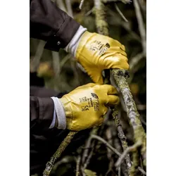 Arbeitshandschuhe | 12 Paar Nitras Nitrilhandschuhe | vollbeschichtet | Gr. 10
