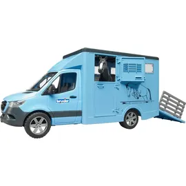 Bruder 02674 Matchbox Sprinter Tiertransporter mit 1 Pferd