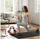 sportnow Hantel Set 6 Kurzhanteln 2 x 1 kg, 2 x 3 kg, 2 x 5 kg mit Klappbarem Hantelständer mehrfarbig