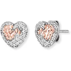 Engelsrufer Paar Ohrstecker »Darling, ERE-DARLING-BIR-ST«, mit Zirkonia (synth.) Engelsrufer silberfarben-roségoldfarben-kristallweiß + kristallweiß