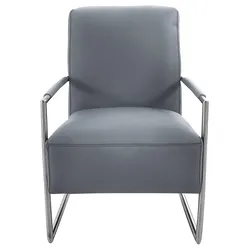 K+W Komfort & Wohnen Cocktailsessel, mit bezogenen Armlehnen, Gestell in Metall Edelstahloptik K+W Komfort & Wohnen ocean