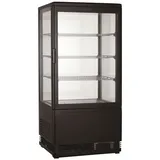 CombiSteel Kühlvitrine 68L schwarz
