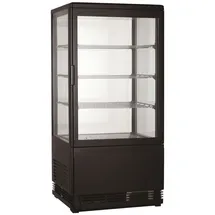 CombiSteel Kühlvitrine 68L schwarz
