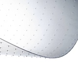 KARAT Bodenschutzmatte | First Class | Für Teppichböden | Polycarbonat, oval, transparent, 97 x 126 cm