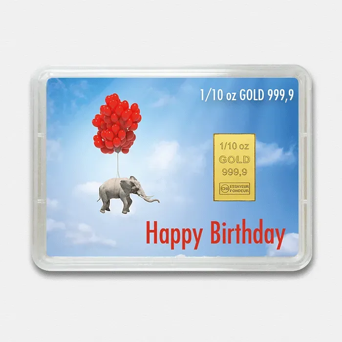 Goldbarren 1/10oz 
