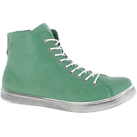 Andrea Conti Damen High Top Sneaker Schnürer Leder dynamisch