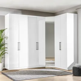 Hom ́in Eckschrank UNIT ́in Weiß