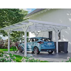 Einzelcarport SKANHOLZ "Odenwald", weiß, H: 220cm, Carports