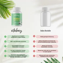 Vitabay Vitamin A 10.000 IE Kapseln  120 St.