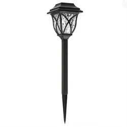 MARELIDA LED Solar Wegleuchte Laterne Gartenleuchte Stabbeleuchtung H: 44cm