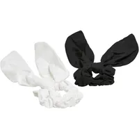 URBAN CLASSICS Scrunchies With XXL Bow 2-Pack, - Schwarz