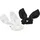 URBAN CLASSICS Scrunchies With XXL Bow 2-Pack, - Schwarz