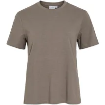 VILA VINORA Kurzarmshirt Braun XL