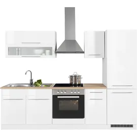 kochstation Küchenzeile KS-Eton 270 cm weiß