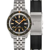 Certina DS PH DS SUPER PH2000M C050.607.44.051.02 - schwarz,silberfarben,zusätzliches schwarzes Kautschukband - 43mm