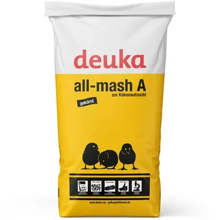 deukavallo Deuka all-mash A gekörnt, ohne Kokzidiostatikum - Kükenfutter, 25kg o.Cocc. Kükenaufzuchtfutter Geflügel