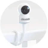 Chipolino Babyphone Atlas, Babyeinheit, flexibler Silikonständer weiß