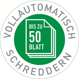 Leitz IQ Autofeed Small Office Aktenvernichter, Weiß