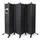VOUNOT Vounot® Paravent Raumteiler 6 Teilig auf Rollen Freistehend 340 x 30 x 164 cm Anthrazit