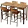 ASS Altenburger Bartisch 160 x 60 cm Silber/Braun